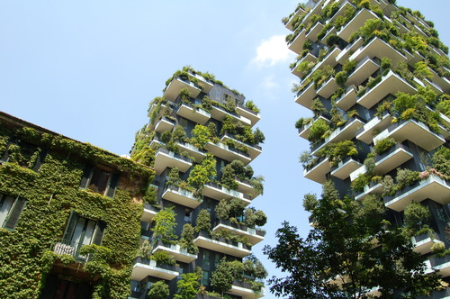 Jardins verticais, resposta à falta de espaço