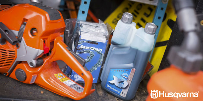 Como usar óleo numa corrente de motosserra Husqvarna